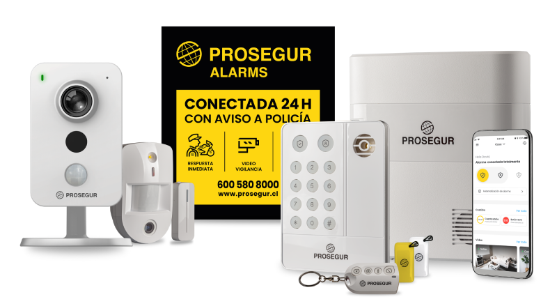 Kit alarmas Prosegur Chile